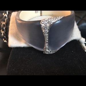 ALEXIS BITTAR CRYSTAL ENCRUSTED BANGLE